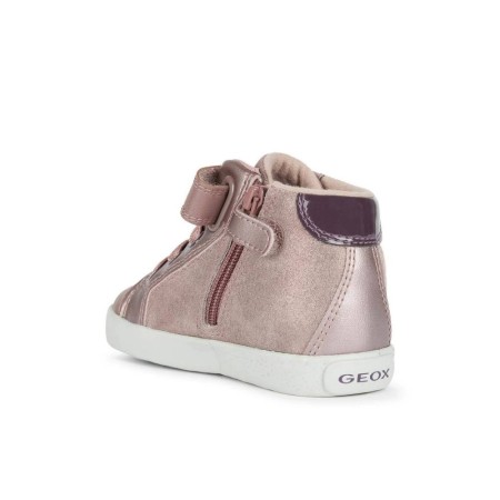 Παιδικό δερμάτινο sneaker Geox Kilwi B26D5A 077AJ C8274 Ροζ